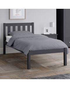 Luna Wooden Single Bed In Anthracite