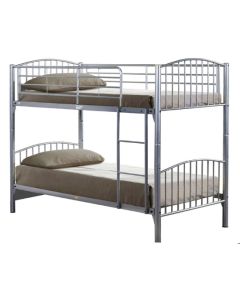 Lynton Metal Bunk Bed In Silver