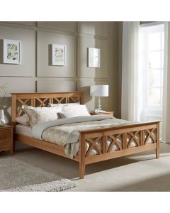 Maiden Wooden Double Bed In Oak
