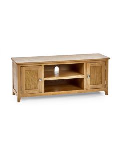Mallory Wooden Widescreen TV Stand With 2 Doors In Oak