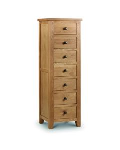 Marlborough Chest Of Drawers In Waxed Oak With 7 Drawers