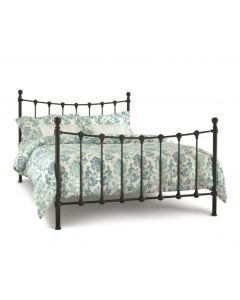 Marseilles Metal King Size Bed In Black