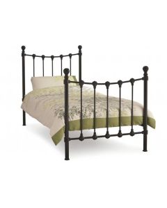 Marseilles Metal Single Bed In Black