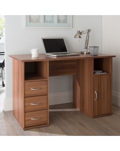 Maryland Wooden Computer Desk In Walnut Effect