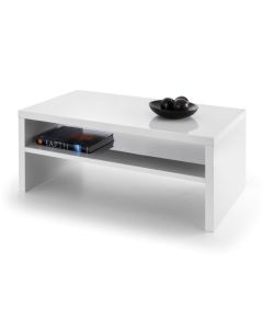 Metro Wooden Coffee Table In White High Gloss