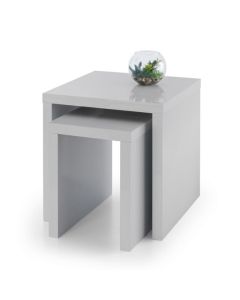 Metro Wooden Nest Of Tables In Grey