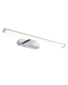 Moda Frosted Shade Wall Light In Chrome