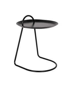 Monroe Metal Lamp Table In Black