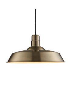 Moore Ceiling Pendant Light In Antique Brass