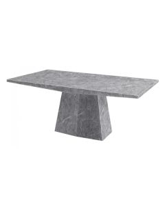 Multan Natural Stone Marble Dining Table In Lacquer