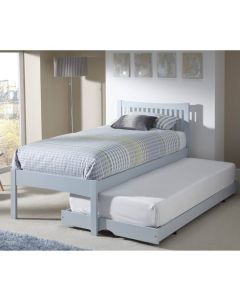 Mya Wooden Single Bed With Guest Bed In Grey