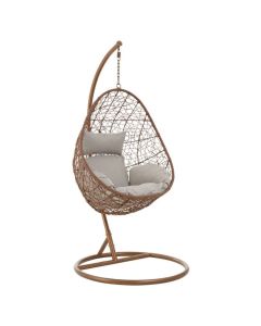 Nanpiao Rattan Hanging Chair In Brown