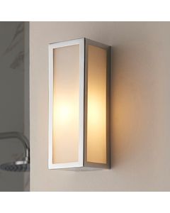 Newham Wall Light In Chrome With Frosted Glass Diffuser