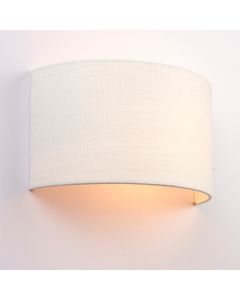 Obi Vintage White Polyester Cotton Wall Light In Vintage White