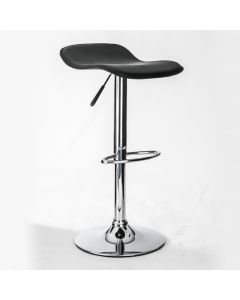 Ohio Faux Leather Bar Stool In Grey