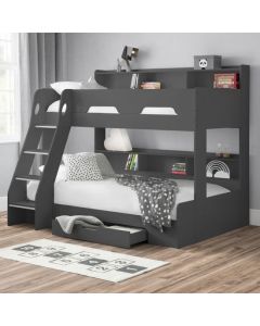 Orion Wooden Triple Sleeper Bunk Bed In Anthracite
