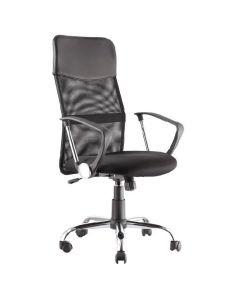 Orlando Mesh Fabric Seat Office Chair In Black