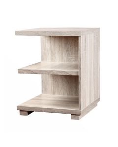 Oslo Wooden Lamp Table In Pale Washed Oak