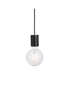 Otto Black Polished Marble Ceiling Pendant Light