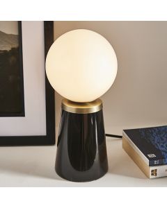 Otto Table Lamp With White Black Marble Base