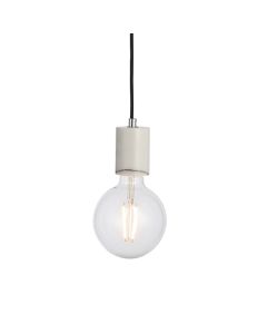 Otto White And Grey Polished Marble Ceiling Pendant Light