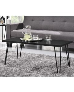 Owen Retro Wooden Coffee Table In Black Oak