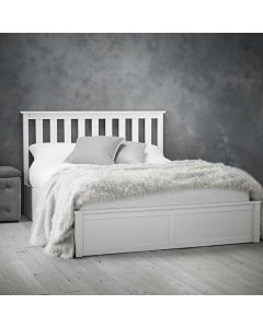 Oxford Wooden Double Bed In White