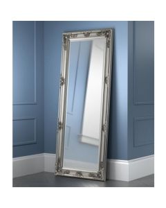 Palais Large Lean-to Dress Mirror In Pewter Effect