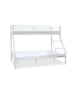 Palmdale Metal Triple Sleeper Bunk Bed In White