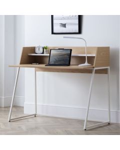 Palmer Wooden Computer Desk In Light Oak