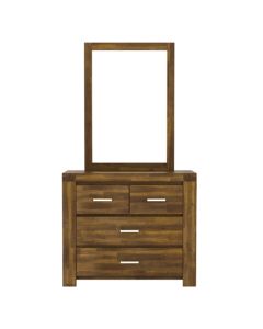 Parkfield Wooden Dressing Table In Acacia With 4 Drawers