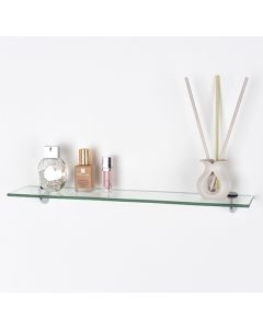 Pearl Small Glass Wall Shelf In Clear