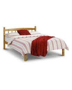 Pickwick Wooden Double Bed In Pine