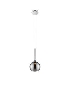 Plumstead 1 Bulbs Decorative Ceiling Pendant Light In Chrome