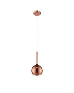 Plumstead 1 Bulbs Decorative Ceiling Pendant Light In Copper