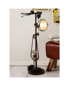 Preon Cycle Chain Stand Floor Lamp In Black