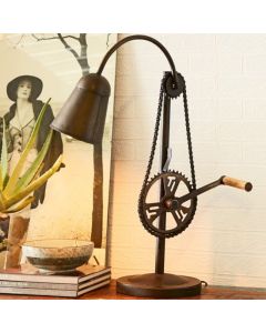 Preon Cycle Chain Stand Table Lamp In Black