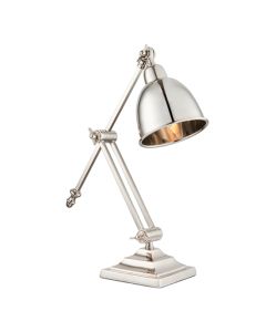 Raskin LED Task Table Lamp In Polished Nickel