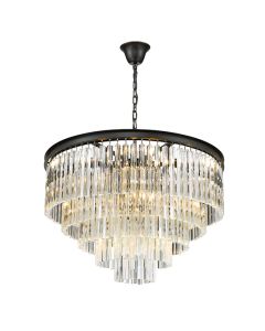 Richmond 10 Bulbs Decorative Ceiling Pendant Light In Crystal