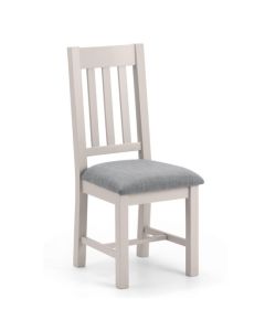 Richmond Wooden Dining Chair In Elephant Grey