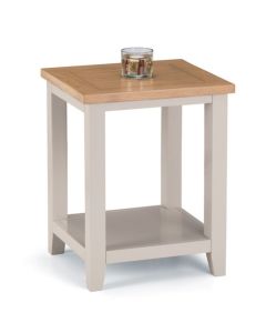 Richmond Wooden Lamp Table In Elephant Grey