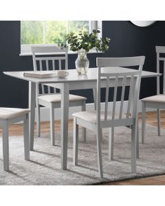 Rufford Extending Wooden Dining Table In Grey