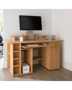 San Diego Wooden Computer Desk In Beech Effect