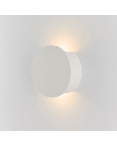 Sanna LED 155mm Wall Light In Smooth White Plaster