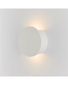 Sanna LED 155mm Wall Light In Smooth White Plaster