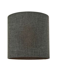 Sara Heavy Weave Fabric 12 Inch Shade In Charcoal