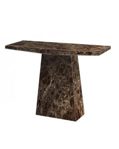 Senegal Marble Console Table In Natural Stone