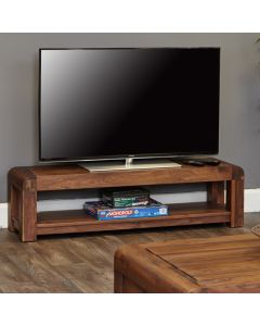 Shiro Wooden Low TV Stand In Walnut
