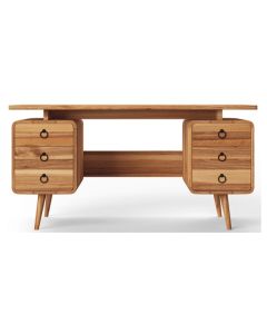 Somerset Wooden Computer Desk In Mixed Wood Effect