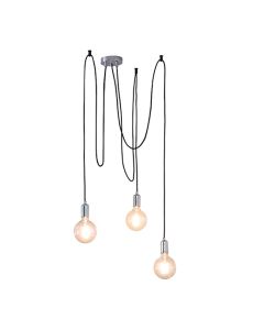 Studio 3 Lights Ceiling Pendant Light In Chrome